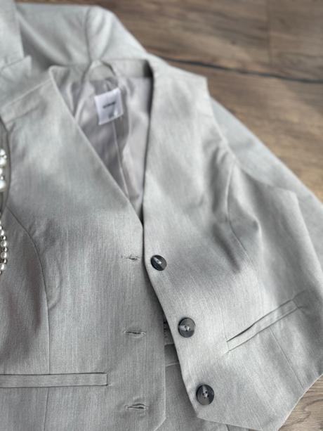 Komplet - nohavice+vesta +sako, sinsay,xs