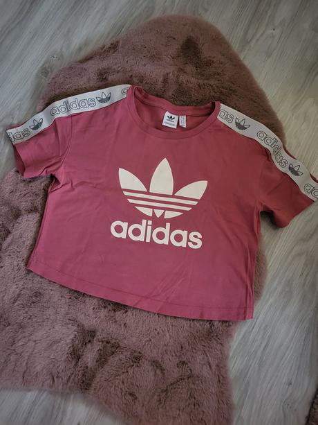 36/38/40 oversize crop tricko adidas, adidas,36