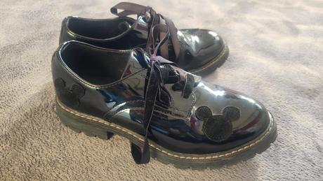 Lakované mickey poltopánky v 36, disney,36