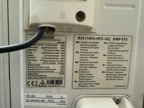 Klimatizácia sinclair, 