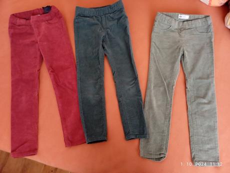 Menčestráky / kus 6 e, h&m,116