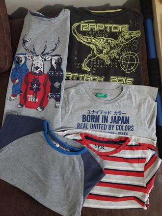 Tricka dlhy rukav, benetton,128