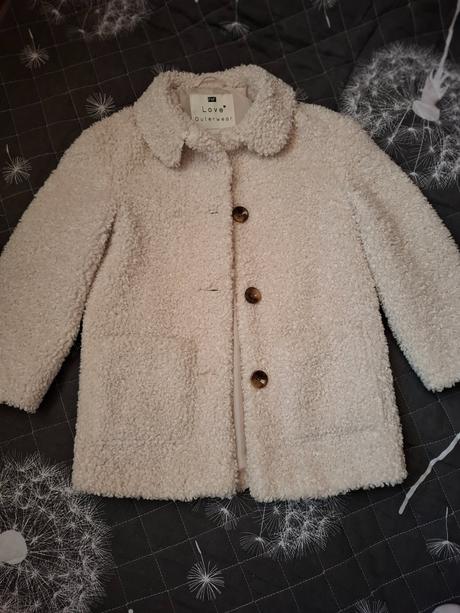 Chlpatkový kabátik, f&f,134