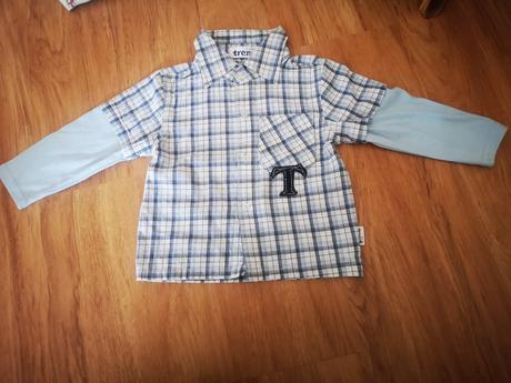 Kockovana modrá košeľa, tulec trend,92