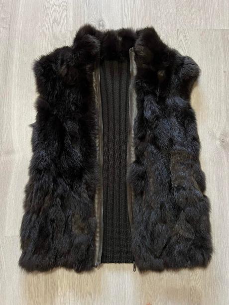 House of gilet rabbit luxusna kozusinova vesta, l