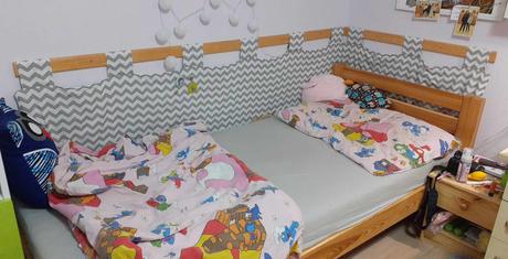 Vreckár / zástena / mantinel k posteli, šírka (cm): 50