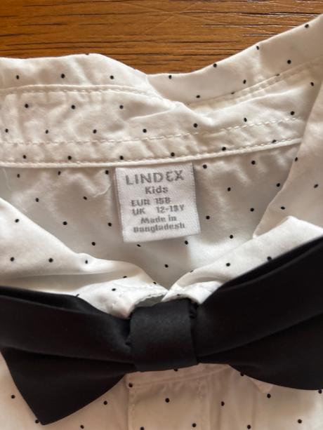 Košeľa s motýlikom, lindex,158