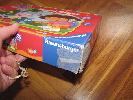 Dora the explorer podlahové puzzle veľké 26 kusov, 