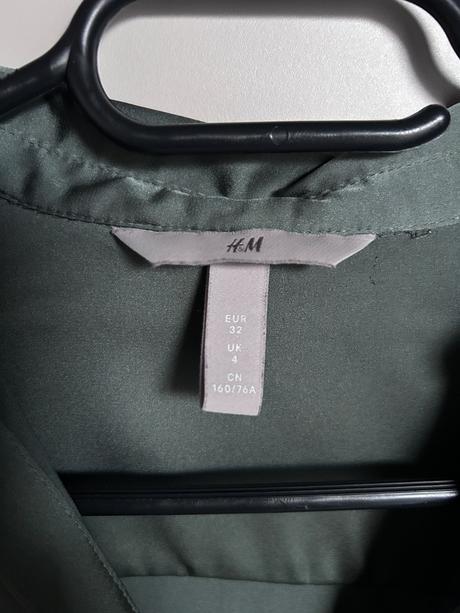 Saténová košeľa -xxs, h&m,xs