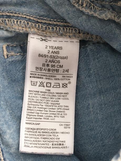 Rool up nohavice gap, gap,104