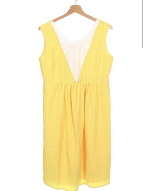 Žlté šaty, s