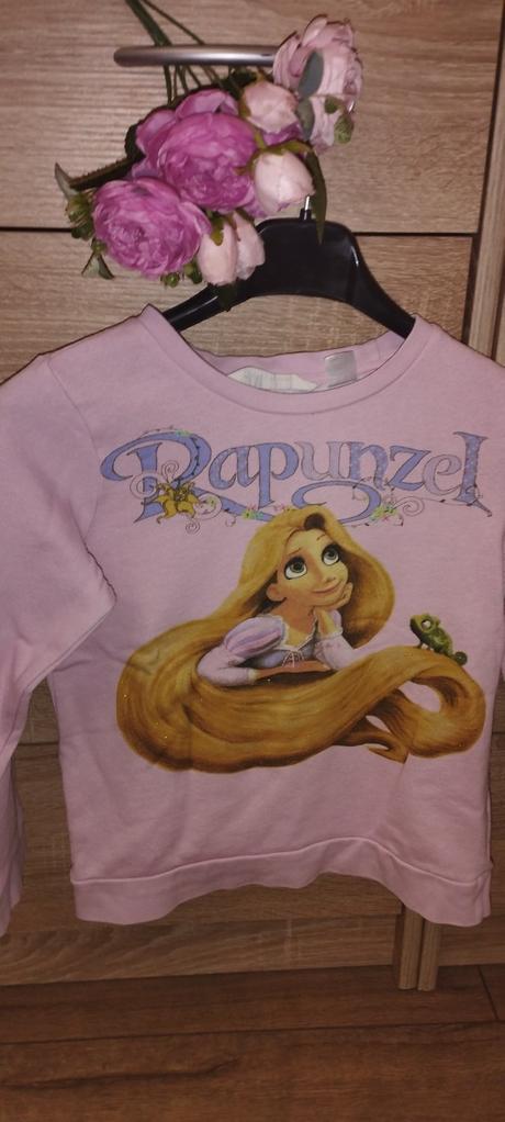 Mikinka rapunzel 122/128, h&m,122