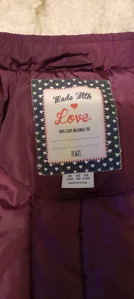 Dievčenská zimná bunda, f&f,68