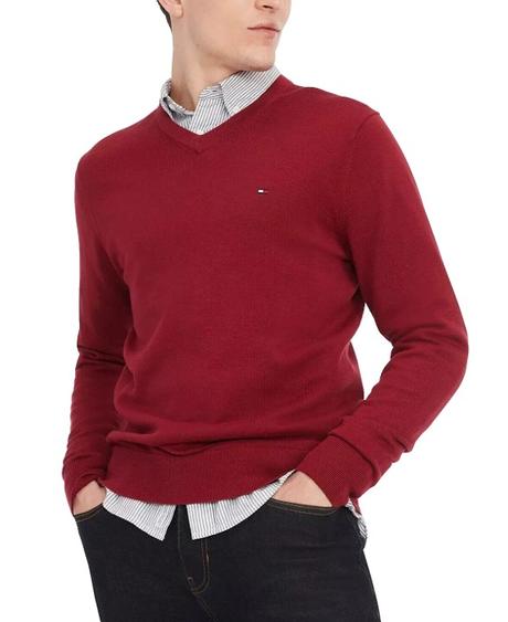 Tommy hilfiger sveter pánsky, veľ. l - originál, tommy hilfiger,l