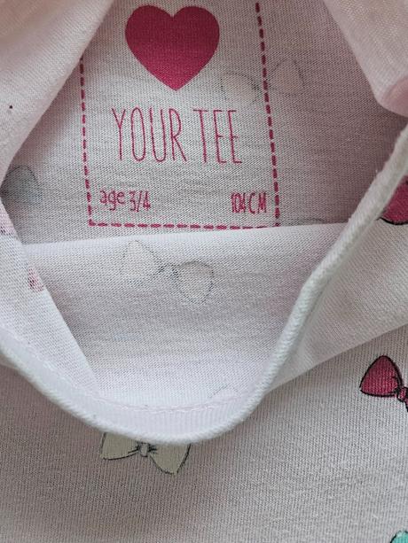 Tričko s mašličkami, young dimension,104