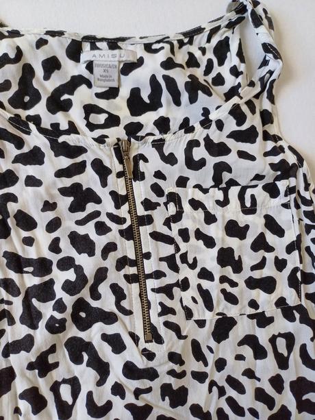 Čierno-biela blúzka, amisu,xs
