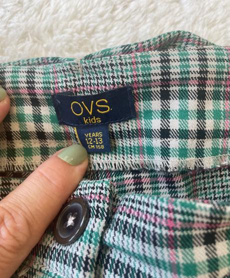 Dievcenske sortky s tartanovym vzorom ovs, ovs,158