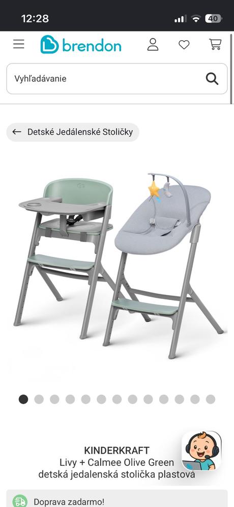Kinderkraft calmee hojdacie lehatko, 