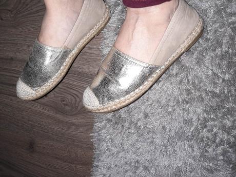 Zlaté espadrilky, 37