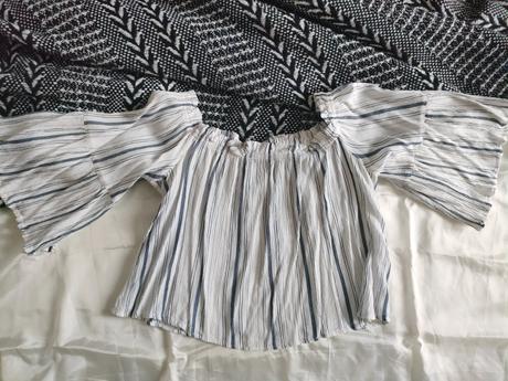 Off-shoulder blúzka "a", bershka,s