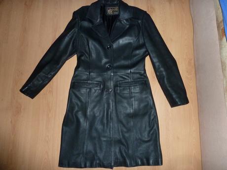 Dámsky koženy kabat, 38