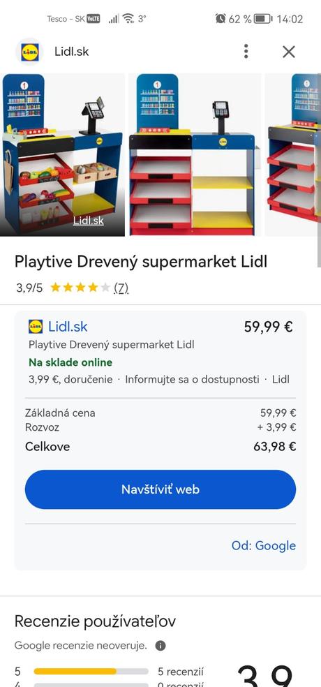 Drevený obchod pre deti, 