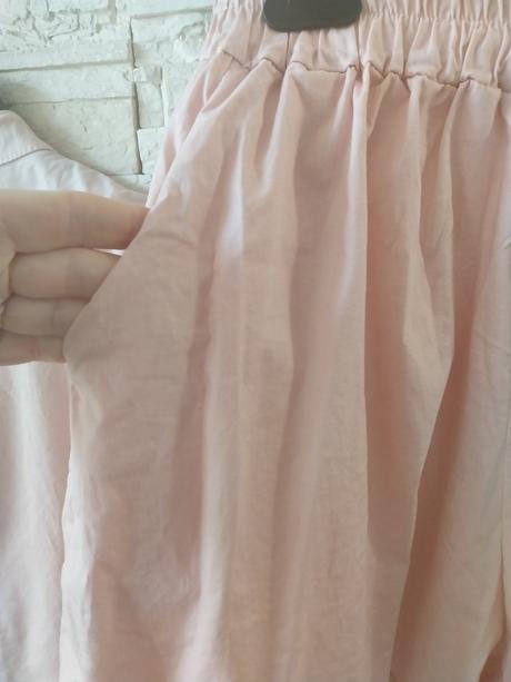 Šortky a bluzka baby pink,