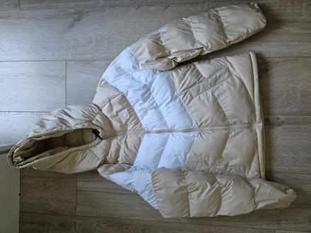 Hnedo-biela zimná bunda, nike,158