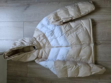 Hnedo-biela zimná bunda, nike,158