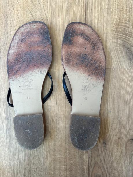 Kožené žabky veľ. 41, 41