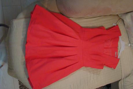 Malinové krátke šatočky s bohatou sukňou, orsay,36