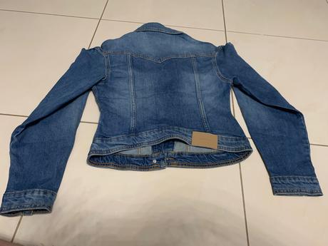 Rifľová bunda, h&m,158