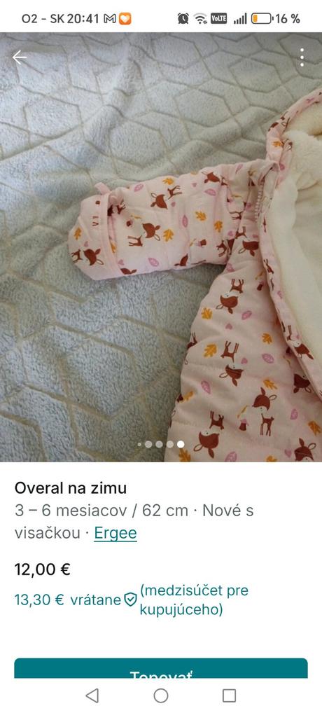 Zimný overal, ergee,62