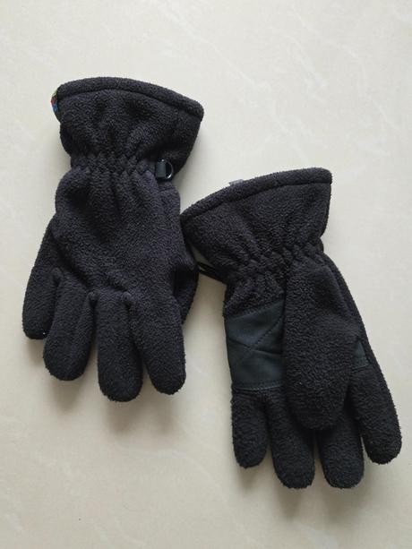Zimné chlapčenské čierne rukavice, lewro,140