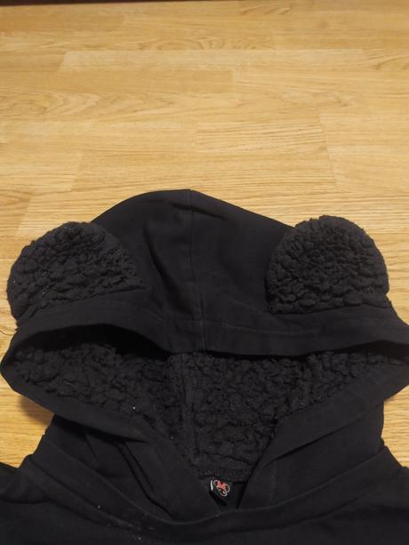 Predĺžená mikina s uškami, disney,128