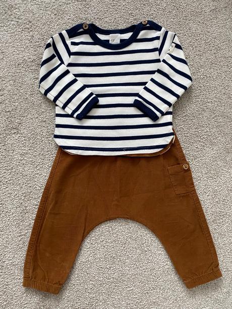 Suprava tricko a nohavice, h&m,74