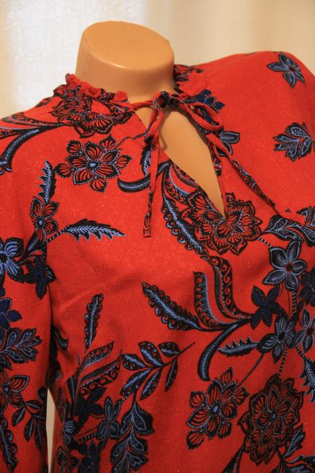 Kvietkovaná blúzka z viskózy, m, m