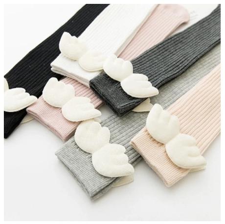 Dievčenské podkolienky s krídlami - 2 veľkosti, 