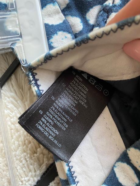 Bodkovane letné nohavice, h&m,s