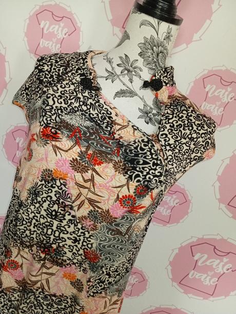 Vzorované šaty bez zapínania 40/42, 40