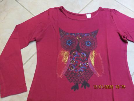 Tričko so sovou, bonprix,128