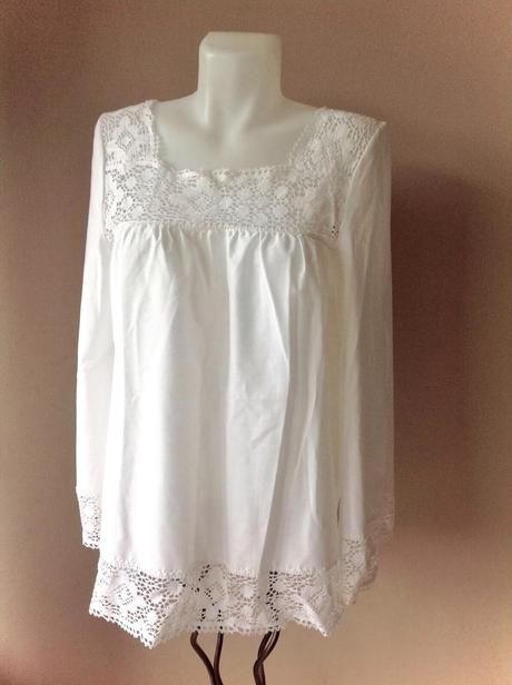 Krasna bluzka s krajkou /81, m