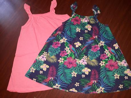 Šaty letné 110-116 2ks, 110
