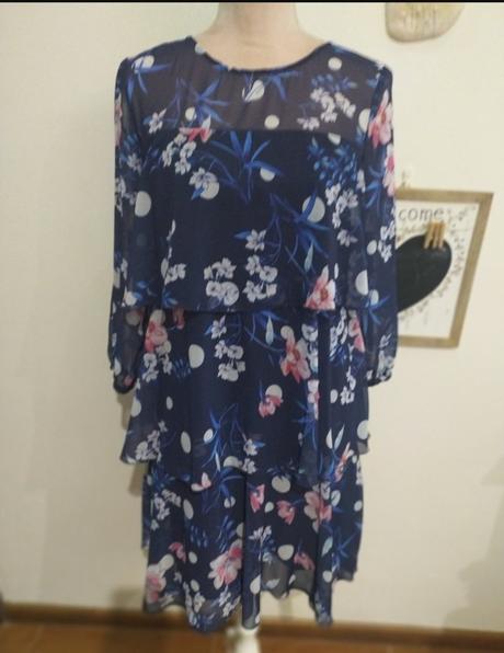 Šifonove volanikove šaty, orsay,38