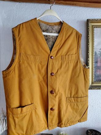 Vesta s pravou kožušinou, l