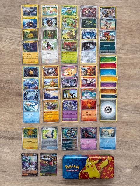 Peračník pokémon pikachu a 50 kariet + jumbo,