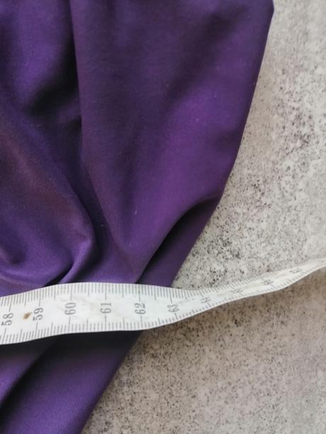 Luxus fialový overal chantall,v40,hodváb.polyester, chantall,40