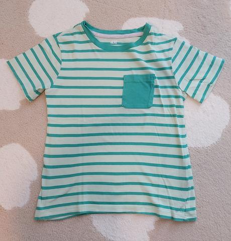 Tričko pásik, h&m,110