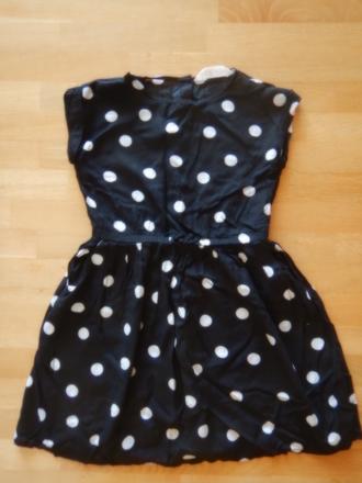 Bodkovane šaty, h&m,128