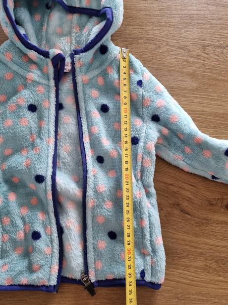 Mikina na zapinanie bodky chlpatka, lupilu,98